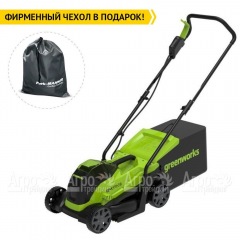 Газонокосилка аккумуляторная GreenWorks GD24LM33K2 в Рязани