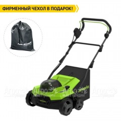 Аккумуляторный вертикуттер GreenWorks GD40SC38IIK4 в Рязани