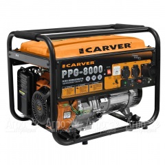 Бензогенератор Carver PPG-8000 6 кВт в Рязани