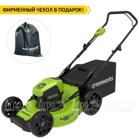 Газонокосилка аккумуляторная GreenWorks GD40LM46HP 4 Ач в Рязани