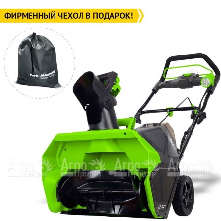 Снегоуборщик аккумуляторный GreenWorks GD40SB в Рязани