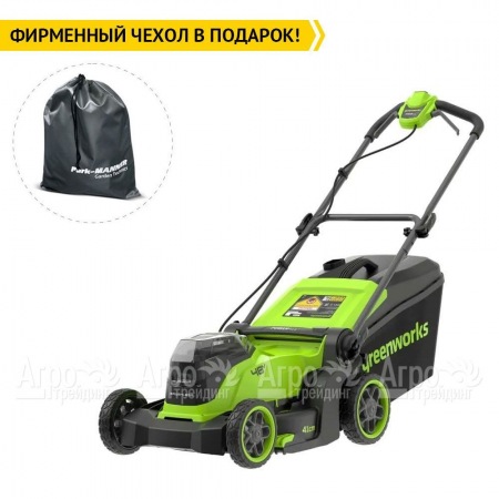 Газонокосилка аккумуляторная GreenWorks GD24X2LM411 (без аккумулятора и зарядного устройства) в Рязани