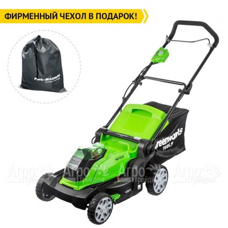 Газонокосилка аккумуляторная GreenWorks G40LM41K4  в Рязани