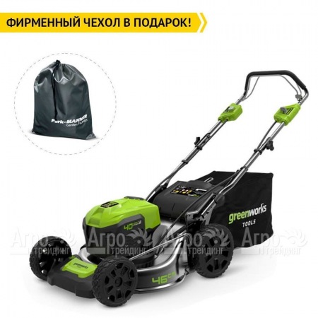 Газонокосилка аккумуляторная GreenWorks GD40LM46SP  в Рязани