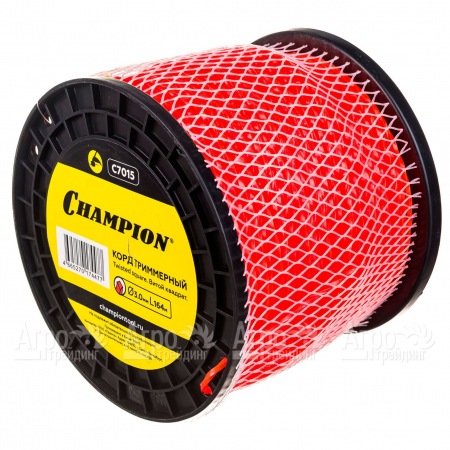 Корд триммерный Champion Twisted Square 3.0мм, 164м (витой квадрат)+нож  в Рязани