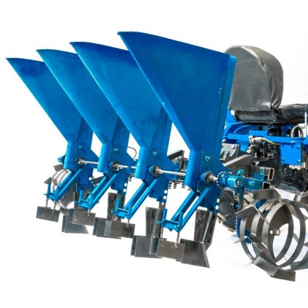 Сажалка для чеснока четырехрядная для многофункциональных минитракторов Файтер в Рязани