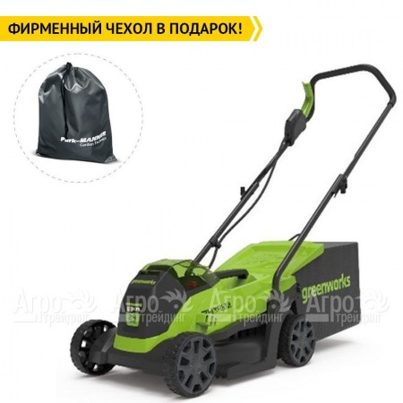 Газонокосилка аккумуляторная GreenWorks GD24LM33K4  в Рязани