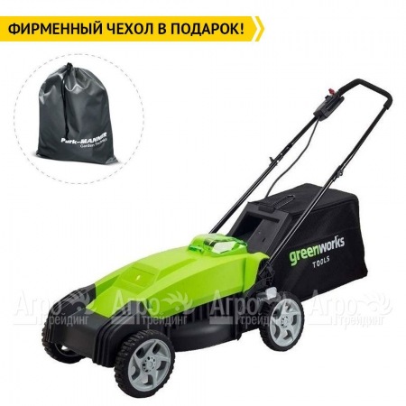 Газонокосилка аккумуляторная GreenWorks G-Max G40LM35 40V 35 см (без аккумулятора и ЗУ)  в Рязани