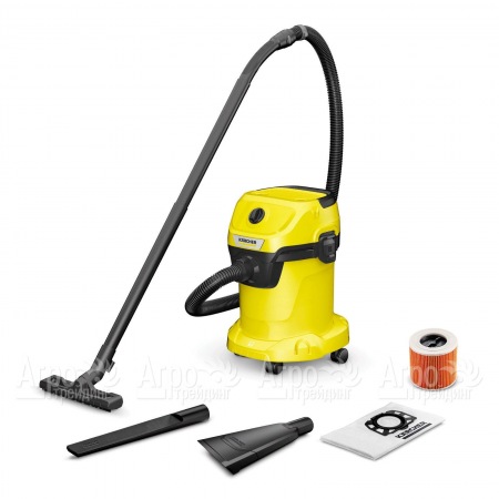 Хозяйственный пылесос Karcher WD 3 V-17/4/35 + Nozzles в Рязани