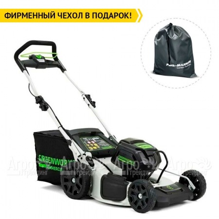 Газонокосилка аккумуляторная GreenWorks GC82LM51K5  в Рязани