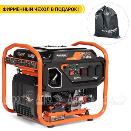 Бензиновый генератор инверторный Daewoo GDA 4600 Ei 4.2 кВт в Рязани