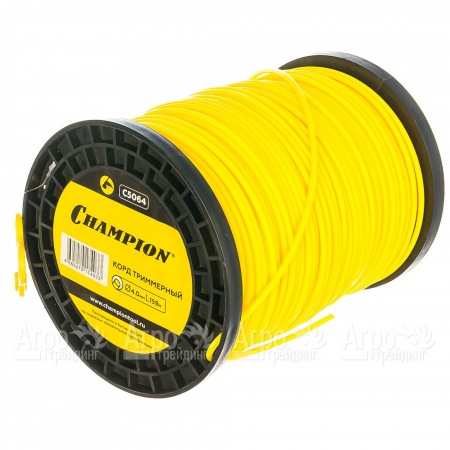 Корд триммерный Champion Round 4.0мм, 159м (круглый)+нож  в Рязани