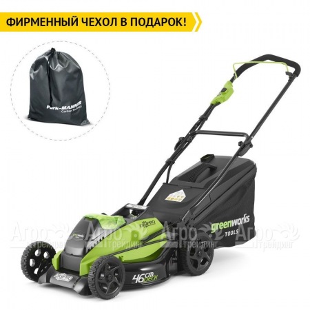 Газонокосилка аккумуляторная GreenWorks GD40LM45K6  в Рязани