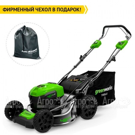 Газонокосилка аккумуляторная GreenWorks GD40LM46SPK6 в Рязани