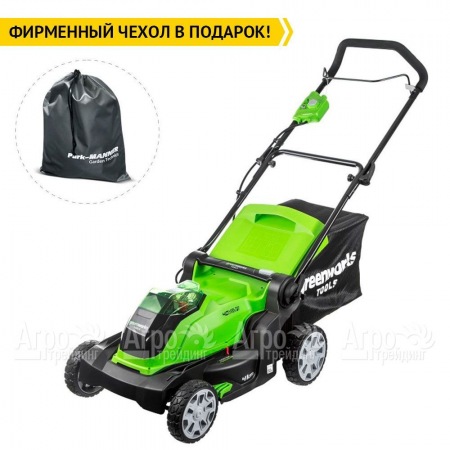 Газонокосилка аккумуляторная GreenWorks G40LM41K6  в Рязани