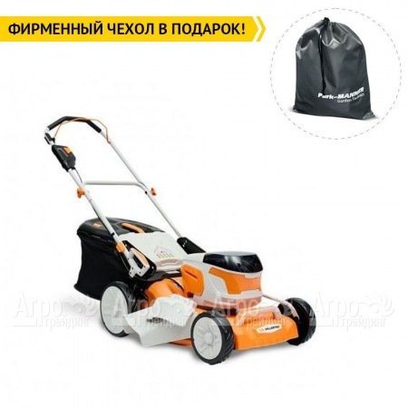 Газонокосилка аккумуляторная Villartec MA4046 SET AM402 + AC402 в Рязани