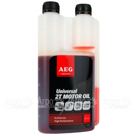 Масло минеральное Universal AEG 2T Motor Motor Oil API TC 1 л для 2-х тактных двигателей в Рязани