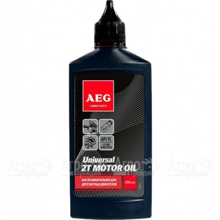 Масло AEG Semi Synthetic 2T Motor Oil API TC п/с 100 мл для 2-х тактных двигателей в Рязани