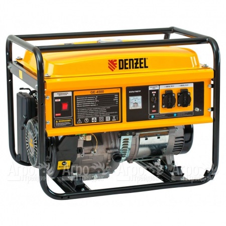 Бензогенератор Denzel GE 4500 4 кВт в Рязани