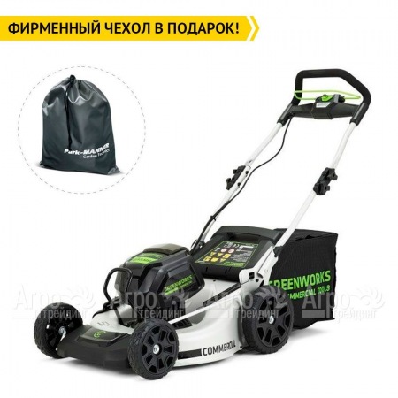 Газонокосилка аккумуляторная GreenWorks GC82LM51SP2 (без аккумулятора и зарядного устройства) в Рязани