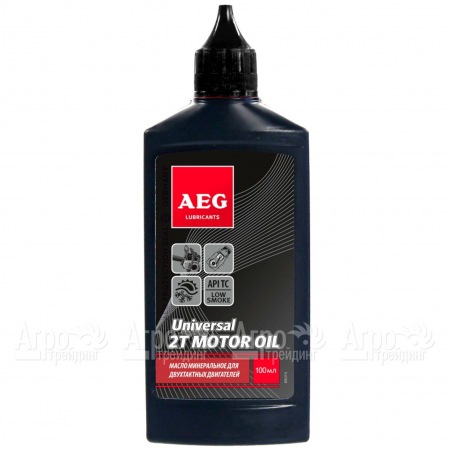 Масло минеральное AEG Universal 2T Motor Oil API TC 100 мл для 2-х тактных двигателей в Рязани