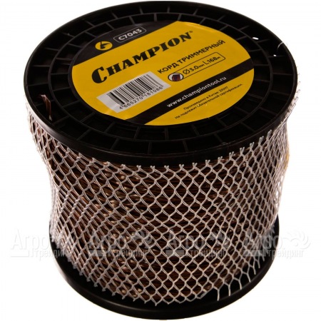 Корд триммерный Champion Magic 3.0мм, 168м (витой квадрат)+нож  в Рязани