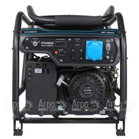 Бензогенератор Hyundai HHY7050FE 5 кВт в Рязани
