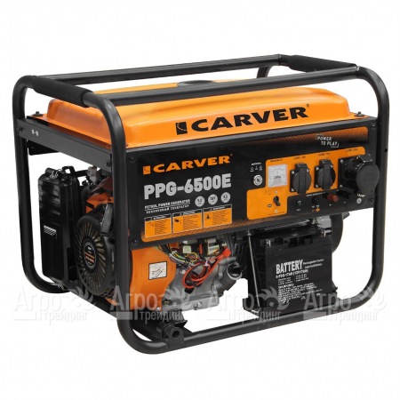 Бензогенератор Carver PPG-6500E 5 кВт в Рязани