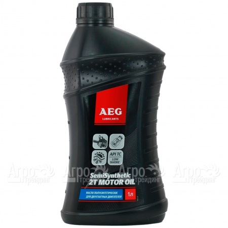 Масло AEG Semi Synthetic 2T Motor Oil API TC 1 л для 2-х тактных двигателей в Рязани