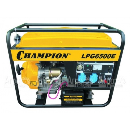 Бензин-газовый генератор Champion LPG6500E 5 кВт в Рязани