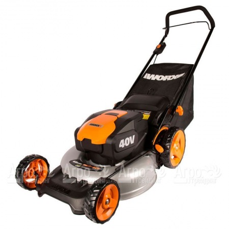 Газонокосилка аккумуляторная Worx WG751E в Рязани