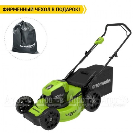 Газонокосилка аккумуляторная GreenWorks GD40LM46HP 6 Ач в Рязани