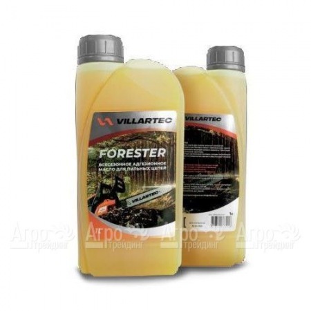 Всесезонное адгезионное масло Villartec Forester 1 л для пильных цепей в Рязани