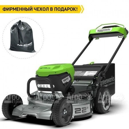 Газонокосилка аккумуляторная GreenWorks LM221S (без аккумулятора и зарядного устройства)  в Рязани