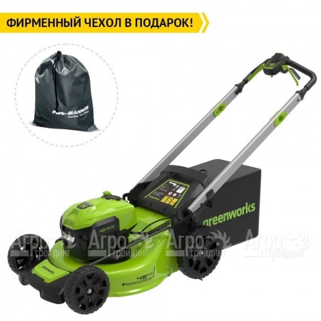 Газонокосилка аккумуляторная GreenWorks GD40LM48SP (без аккумулятора и зарядного устройства) в Рязани