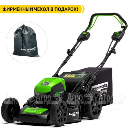 Газонокосилка аккумуляторная GreenWorks GD80LM46SPK4 в Рязани