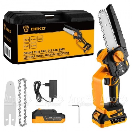 Аккумуляторная пила DEKO DKCHS 20-6 PRO 6" в кейсе в Рязани
