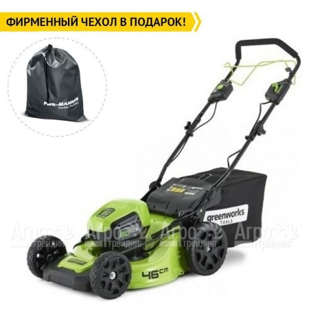 Газонокосилка аккумуляторная GreenWorks GD60LM46SPK4 в Рязани