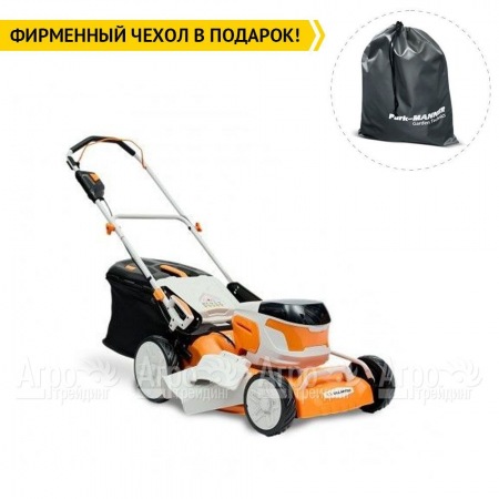 Газонокосилка аккумуляторная Villartec MA4046 SET AM408 + AC402 в Рязани