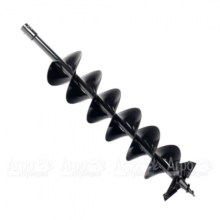 Шнек двухзаходный Patriot D 150B для грунта, длина 800 мм, сменные ножи  в Рязани