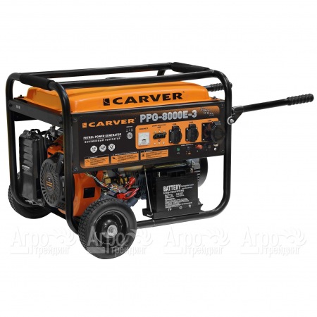 Бензогенератор Carver PPG-8000E-3 2 кВт в Рязани